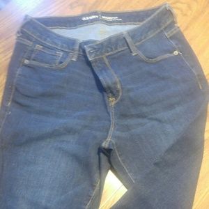Old Navy mid-rise Rockstar jeans